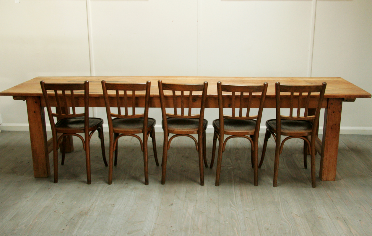 Fabulous Dining Table From A French Bakery Haunt Antiques for the